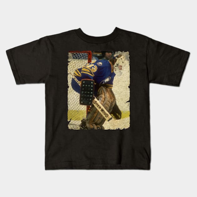 Phil Myre - Buffalo Sabres, 1983 Kids T-Shirt by Momogi Project